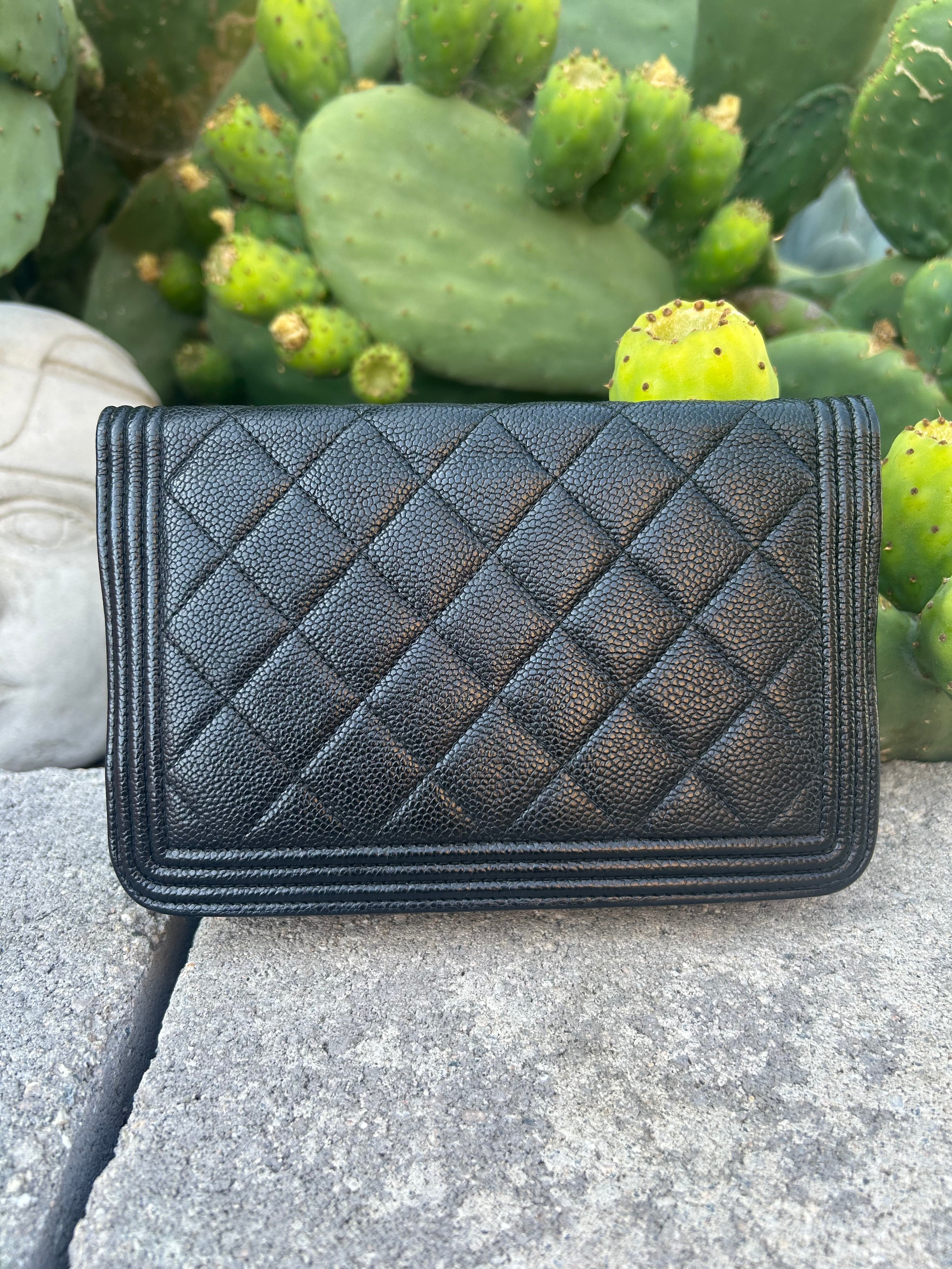 Chanel Caviar Leather Boy WOC