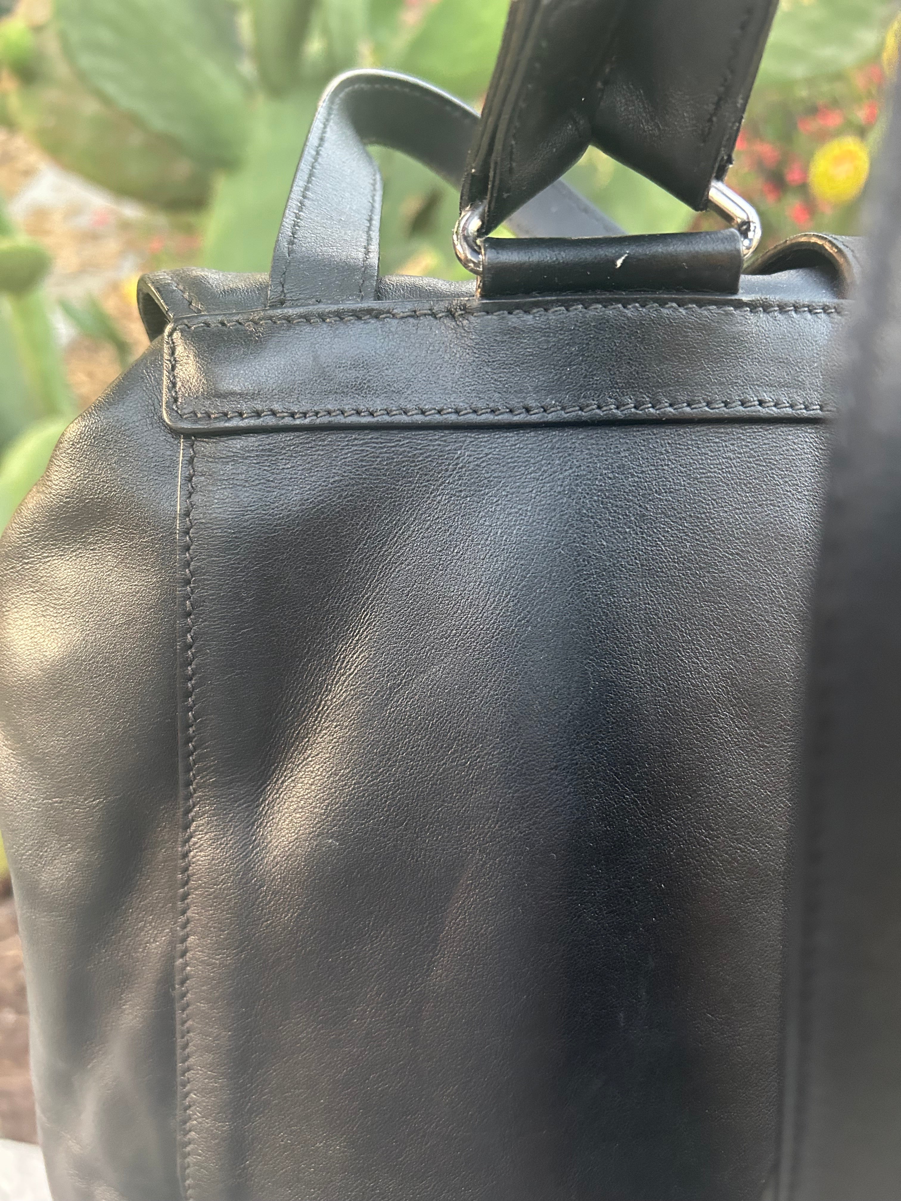 Prada All Leather Backpack