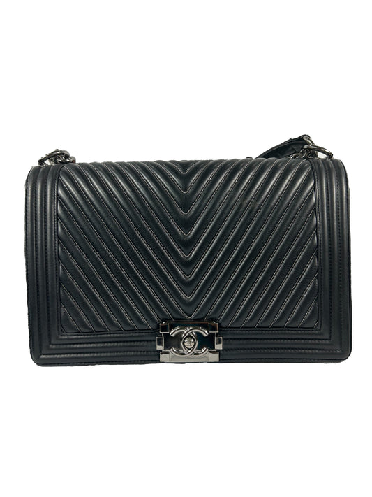 Chanel Chevron Boy Bag