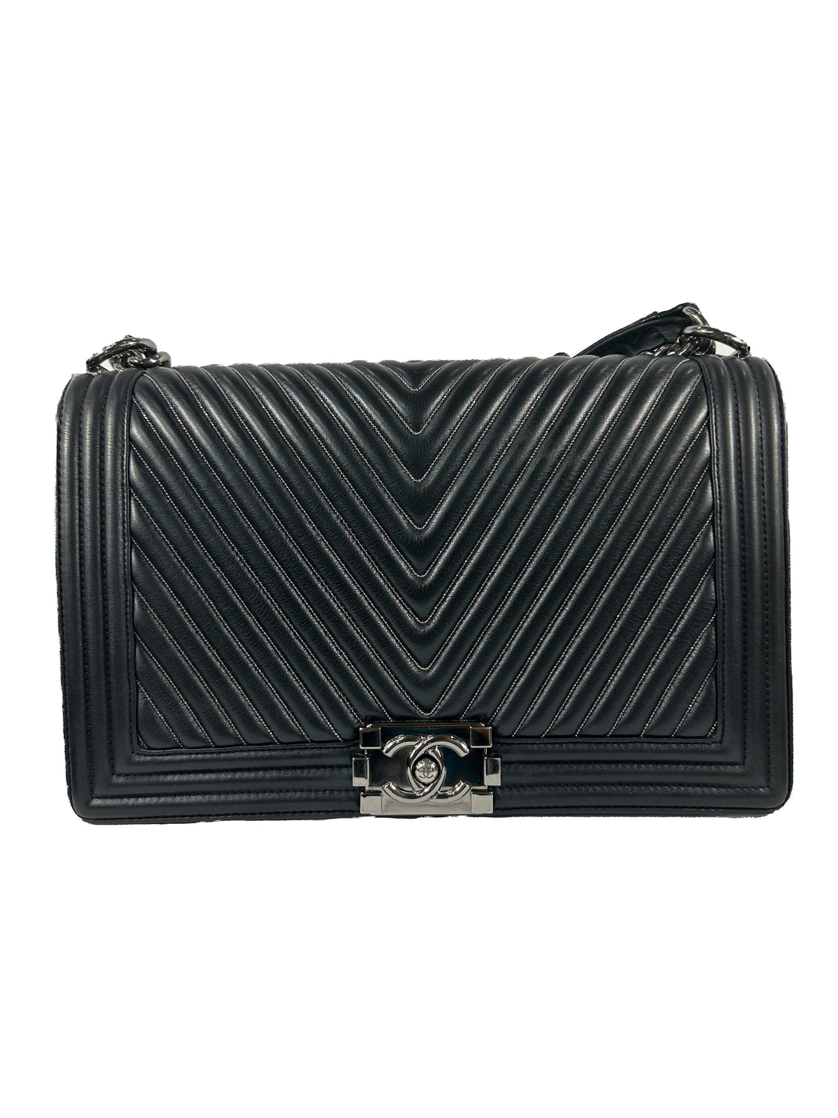 Chanel Chevron Boy Bag