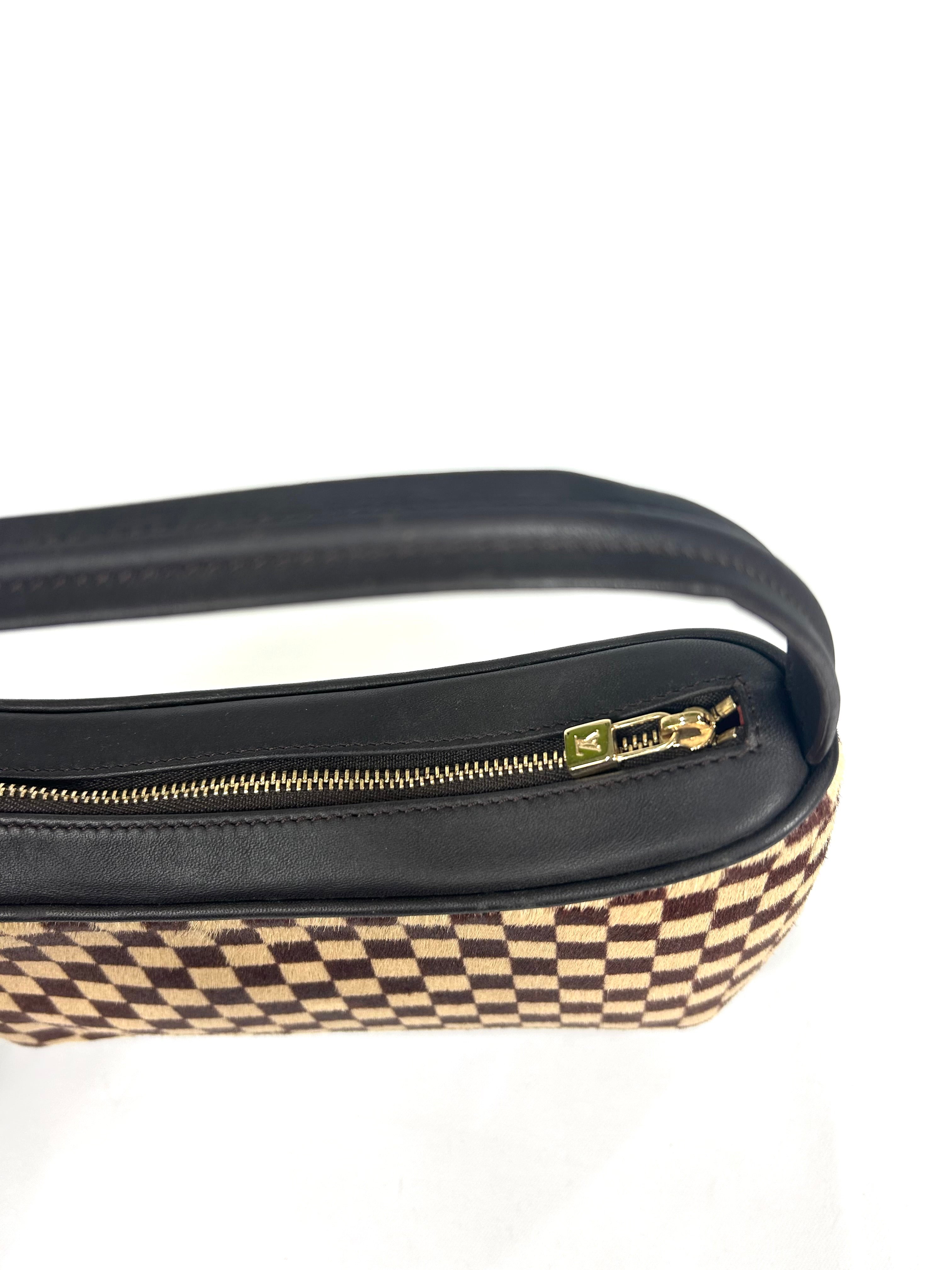 Louis Vuitton Pony Hair Damier Handbag