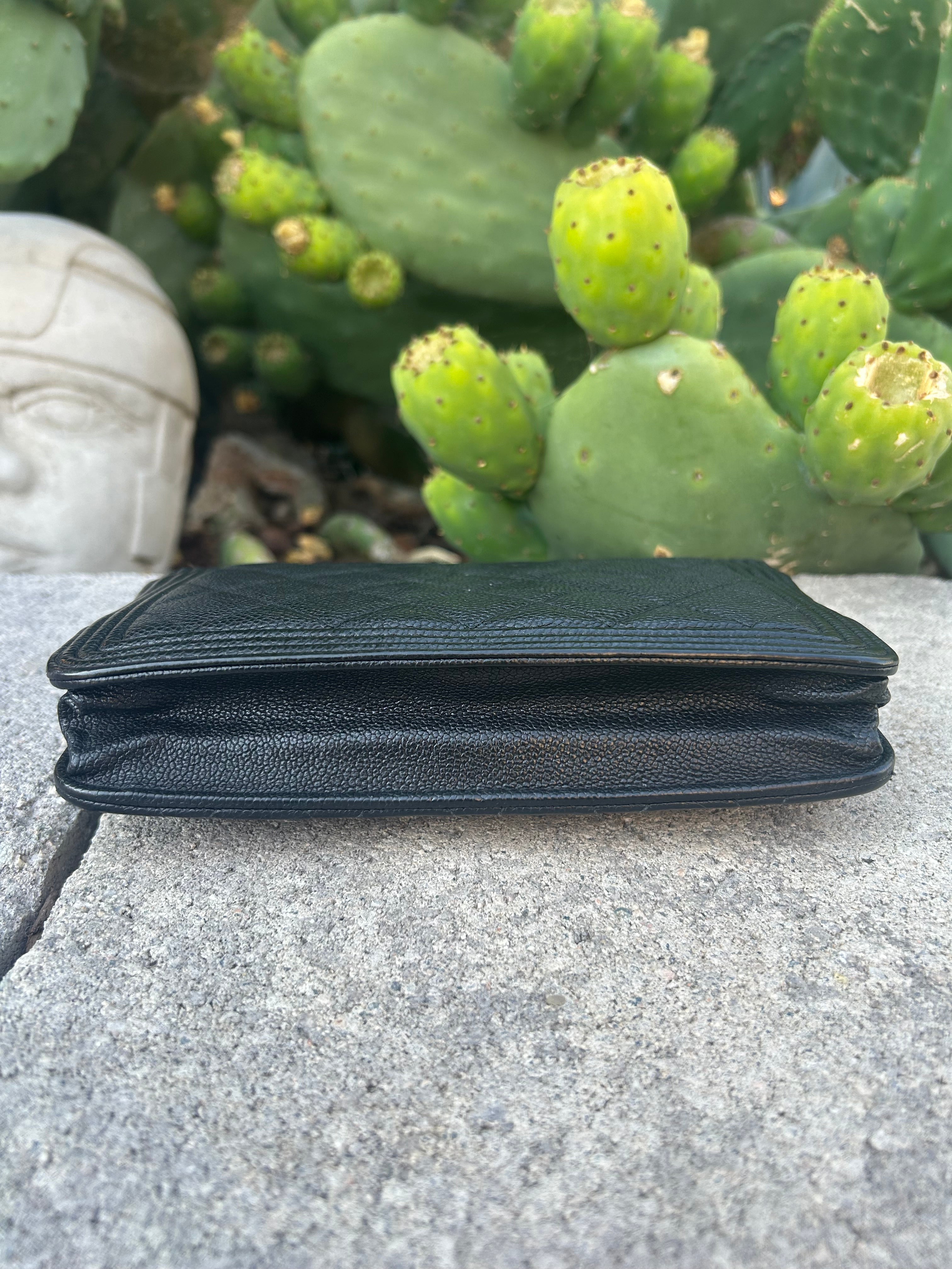 Chanel Caviar Leather Boy WOC
