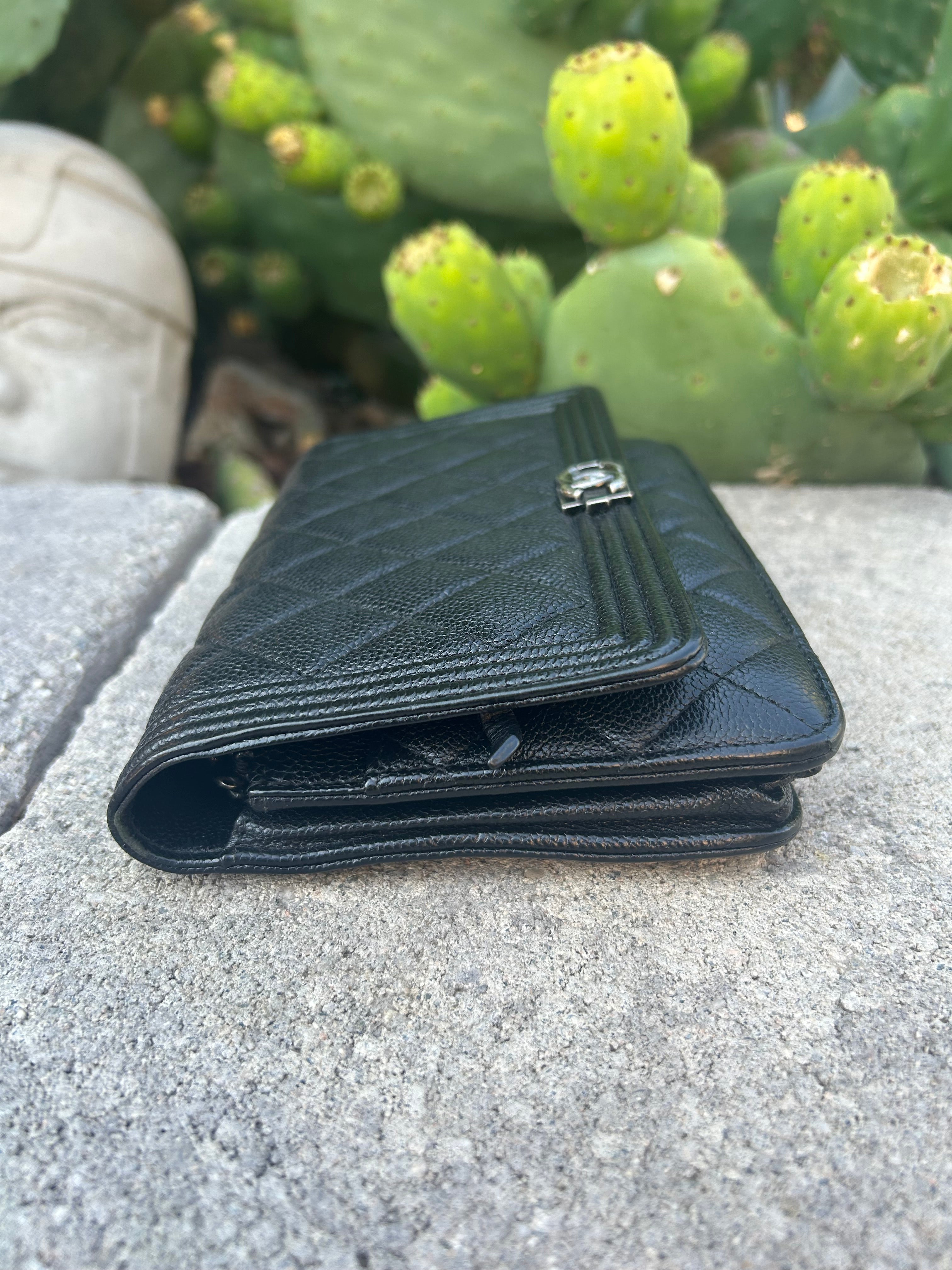 Chanel Caviar Leather Boy WOC