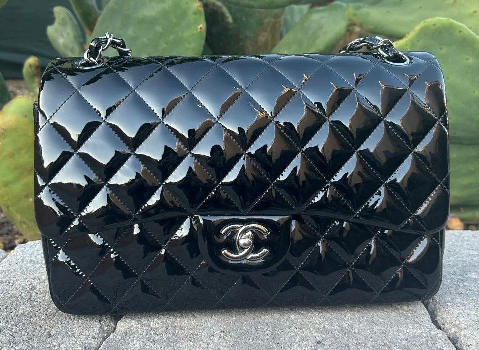 Chanel Jumbo Double Flap Patent Leather