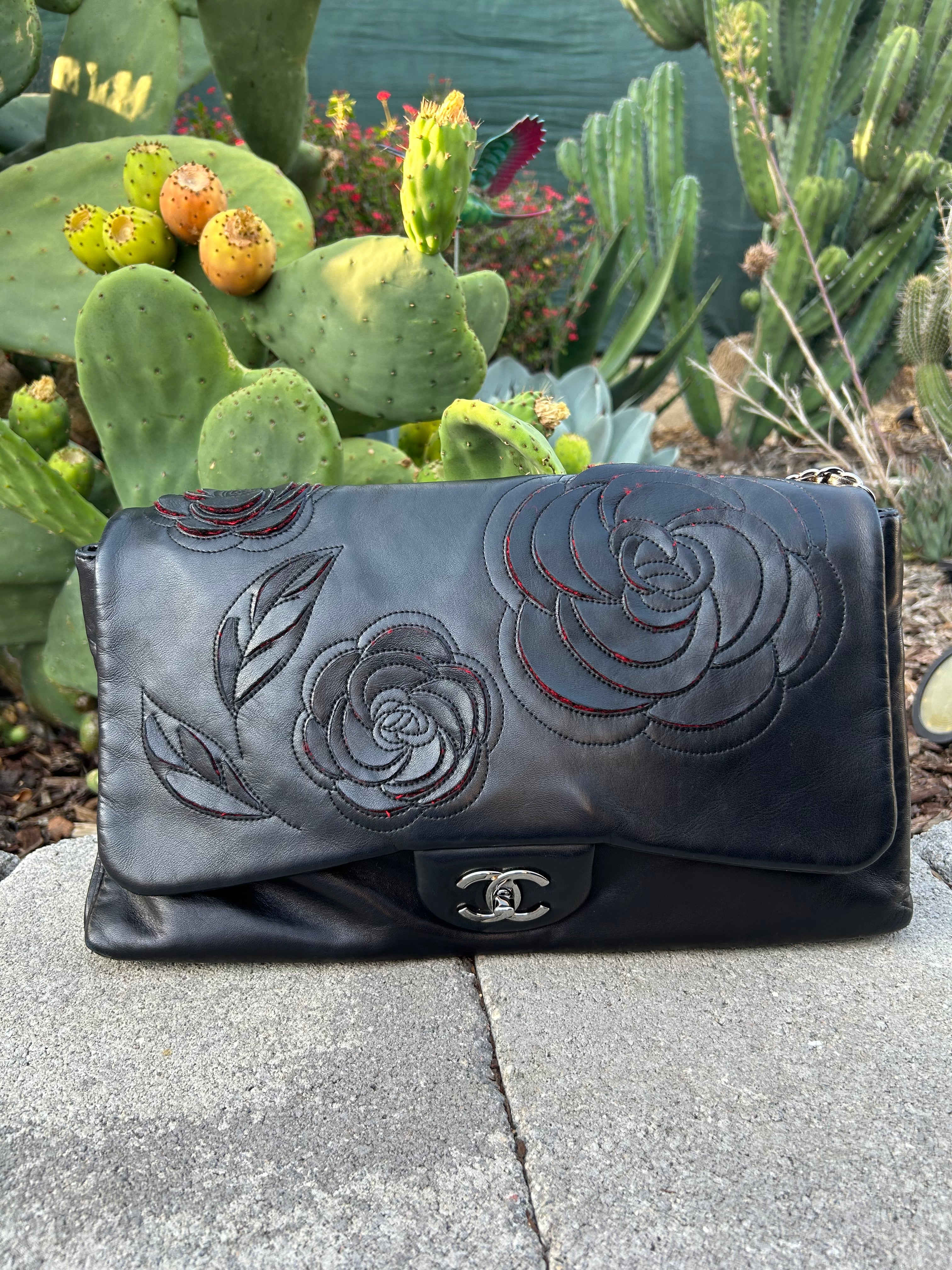 Chanel Camellia Flap Bag