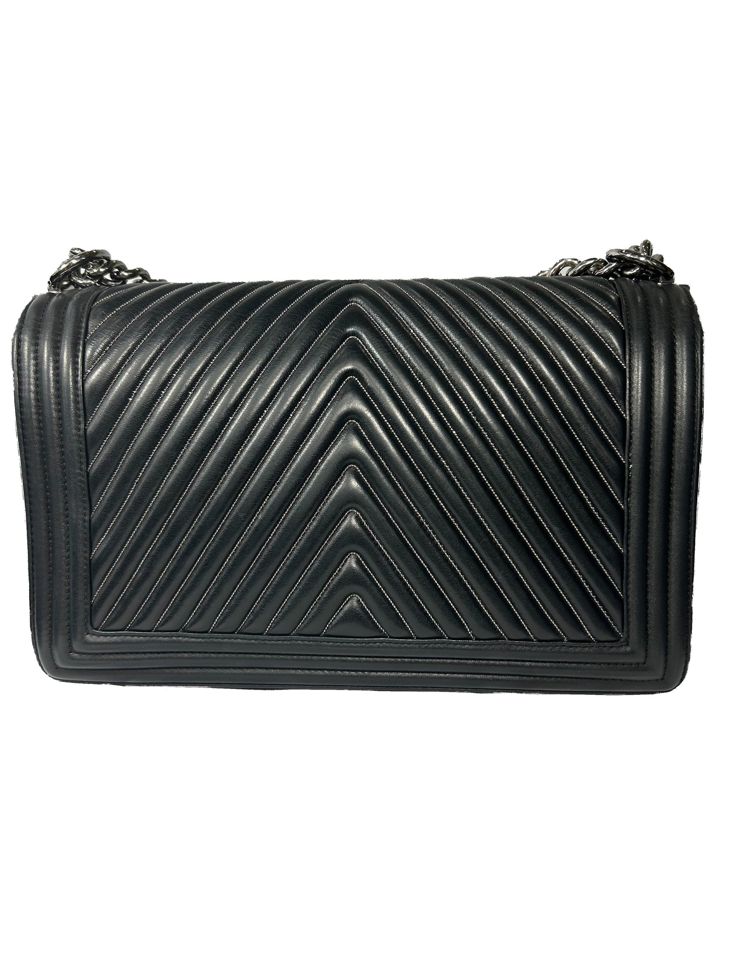 Chanel Chevron Boy Bag