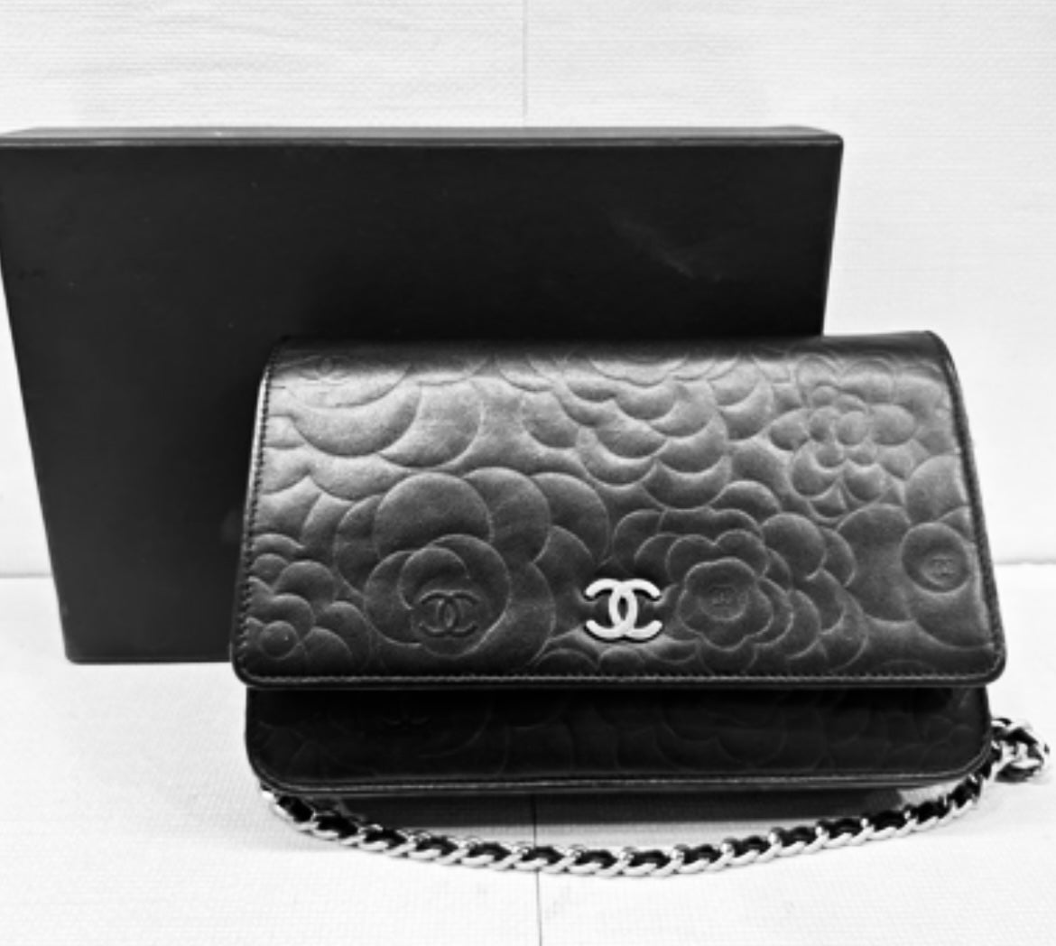 Chanel Camellia Wallet On Chain